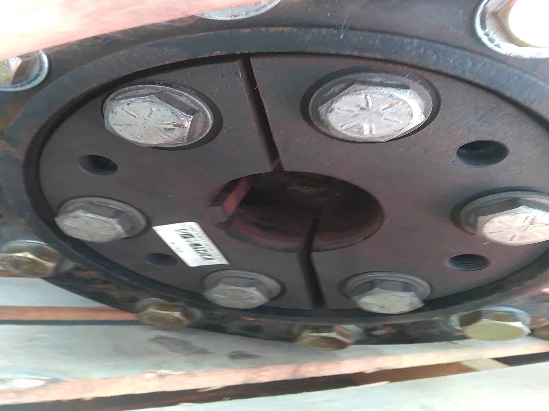 USED 10 BOLT WEDGE-LOK HUB image 3