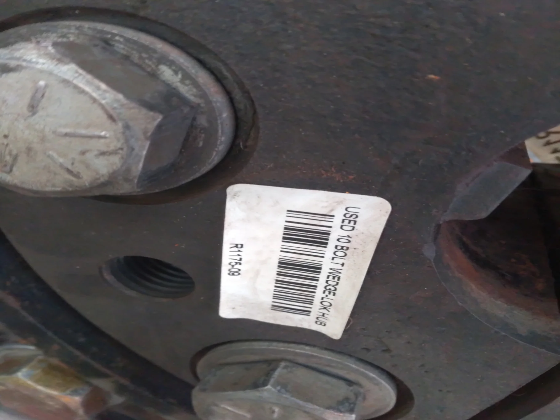 USED 10 BOLT WEDGE-LOK HUB image 4