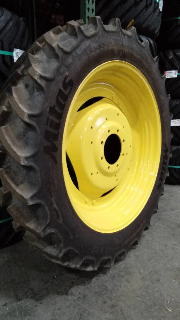 Take-Off 320/90R42 151B Mitas AC85 TL R-1W 95-100% on 10 X 42 8-10.82-8.78 4/2 Rail JD Yellow image 2