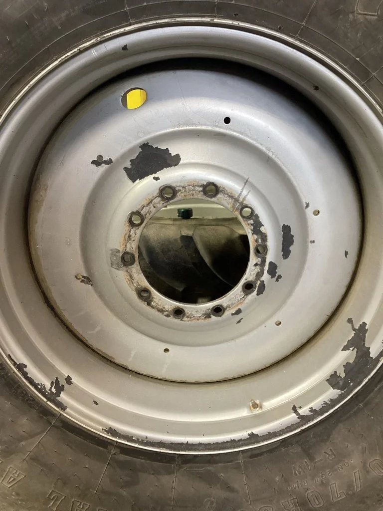 Used 710/70R38 166B Firestone RAT DT TL R-1W 75-80% On 23 x 38 (10-13.19-11.07) Solid wh image 2