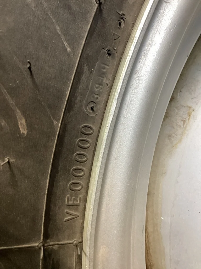 Used 710/70R38 166B Firestone RAT DT TL R-1W 75-80% On 23 x 38 (10-13.19-11.07) Solid wh image 3