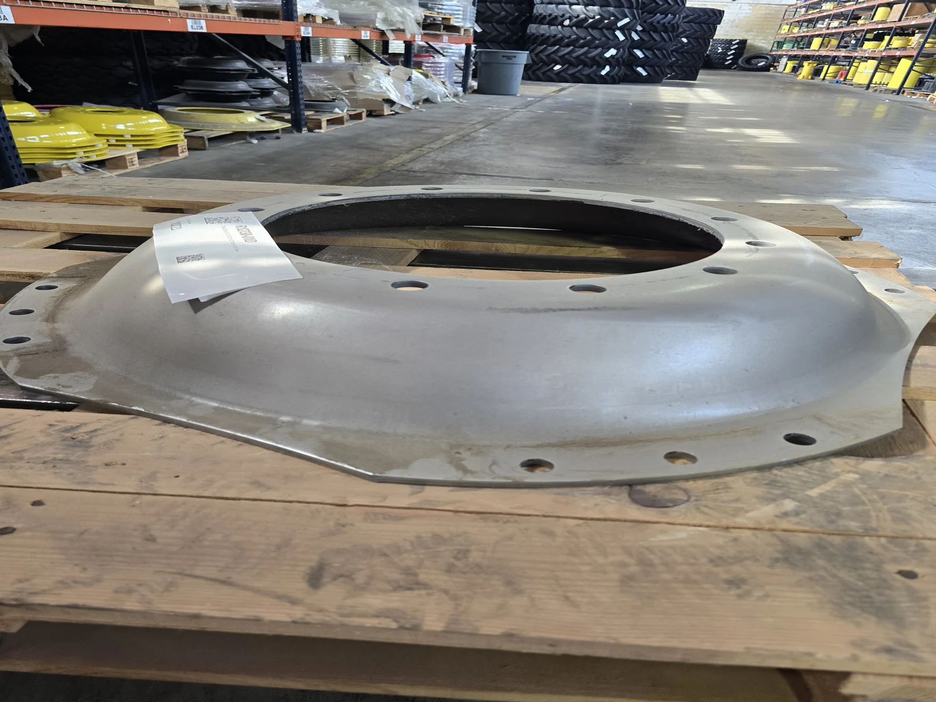 Take-Off Disc 34" 12-16.732-14.620 Waffle 3 Bolt Silver image 2