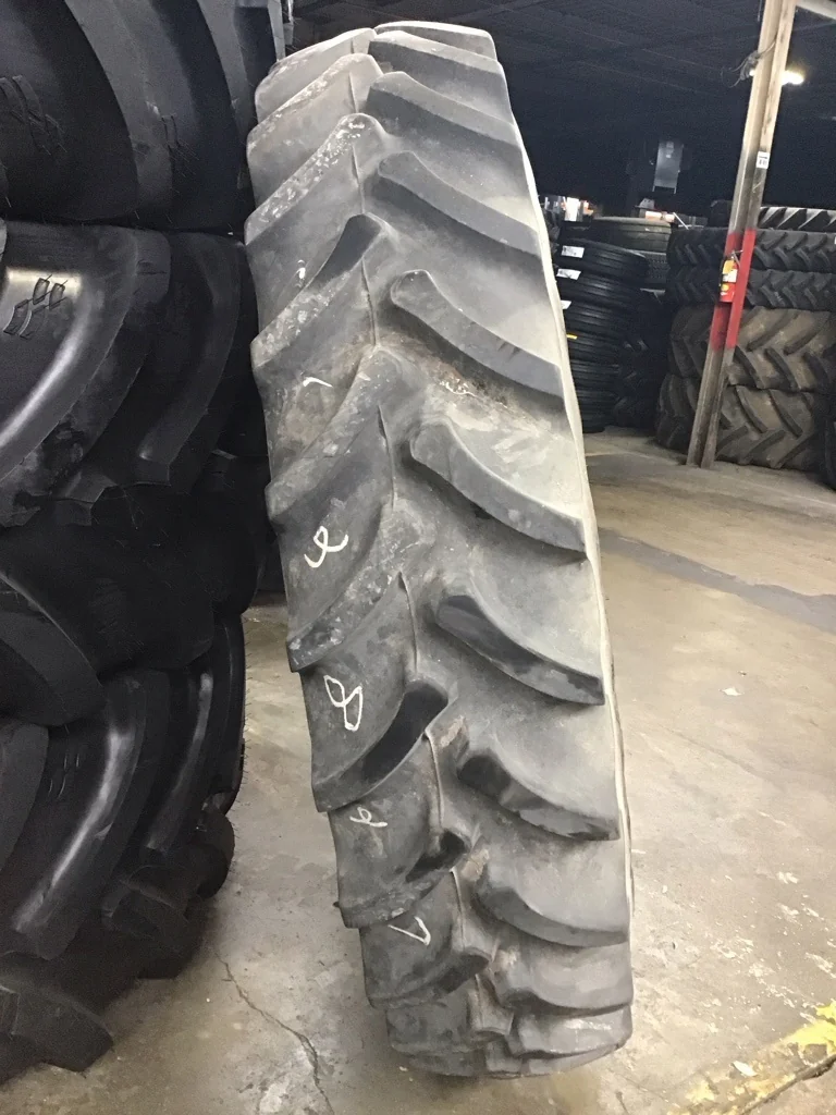 Used 380/90R46 152A8 Firestone Radial 9000 TL R-1W 80-85% on 13 X 46 10-13.19-11.07 Silver Dual image 3