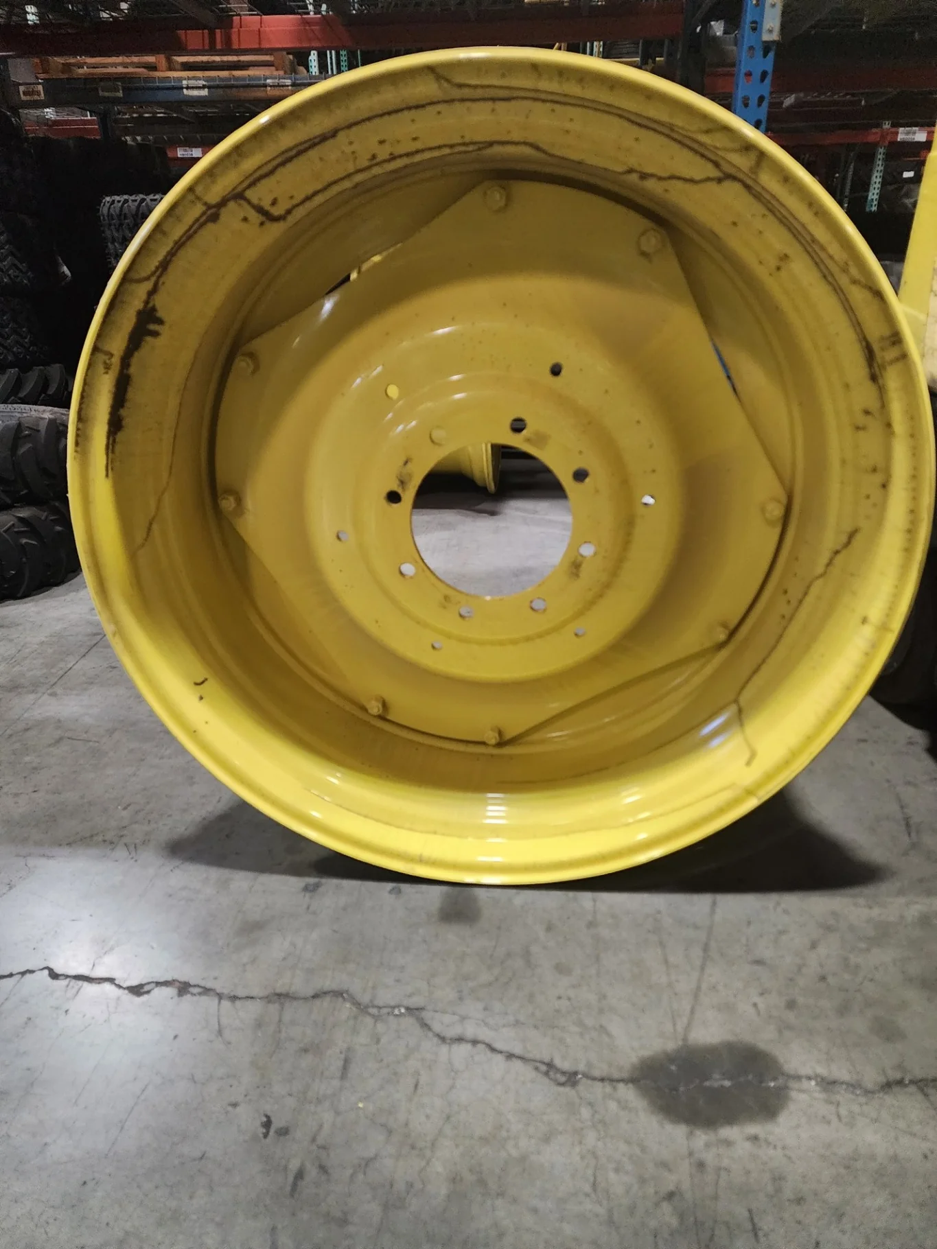 Take-Off 15 X 38 (8-10.82-8.78) Moveero 4/2 Rail Wheel w/ Disc JD Ag Yellow image 3