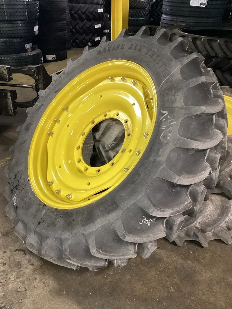 Take-Off IF380/80R38 149B Firestone RAT DT TL R-1W 95-100% On 12x38 Waffle 3 Bolt/Disc image 2