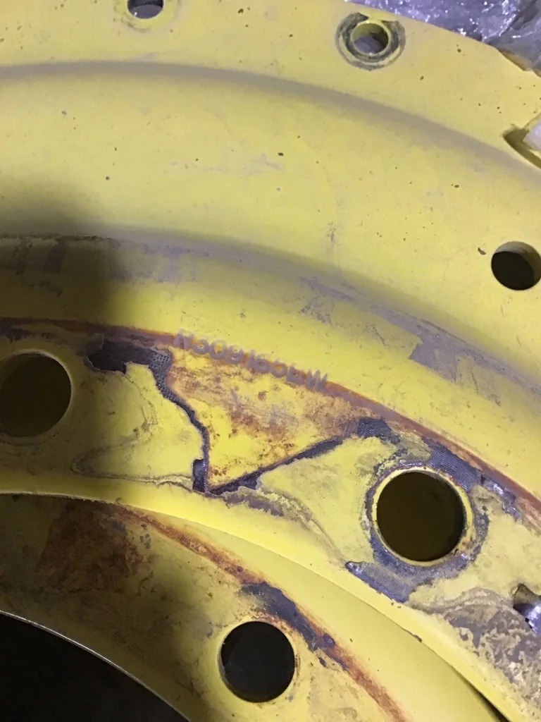Used Disc 38" 12-16.732-14.620 Waffle 3 Bolt Yellow image 2