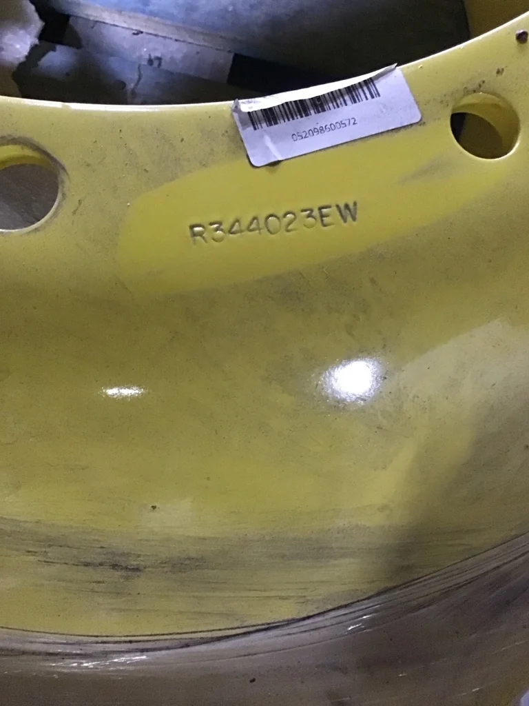 Used Disc 38" 12-19.685-17.651 Waffle 3 Bolt Yellow image 2