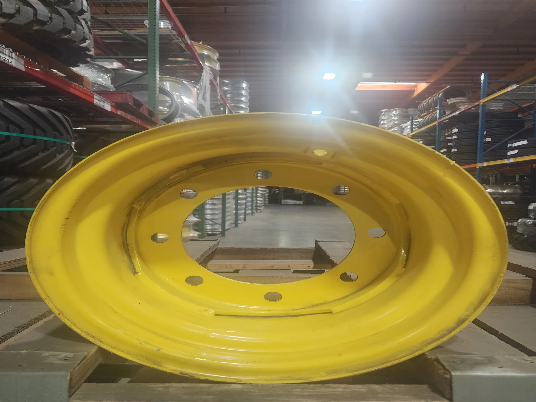 USED 8 X 16 8-10.82-8.78-6.87 FARM IMP YELLOW WHEEL