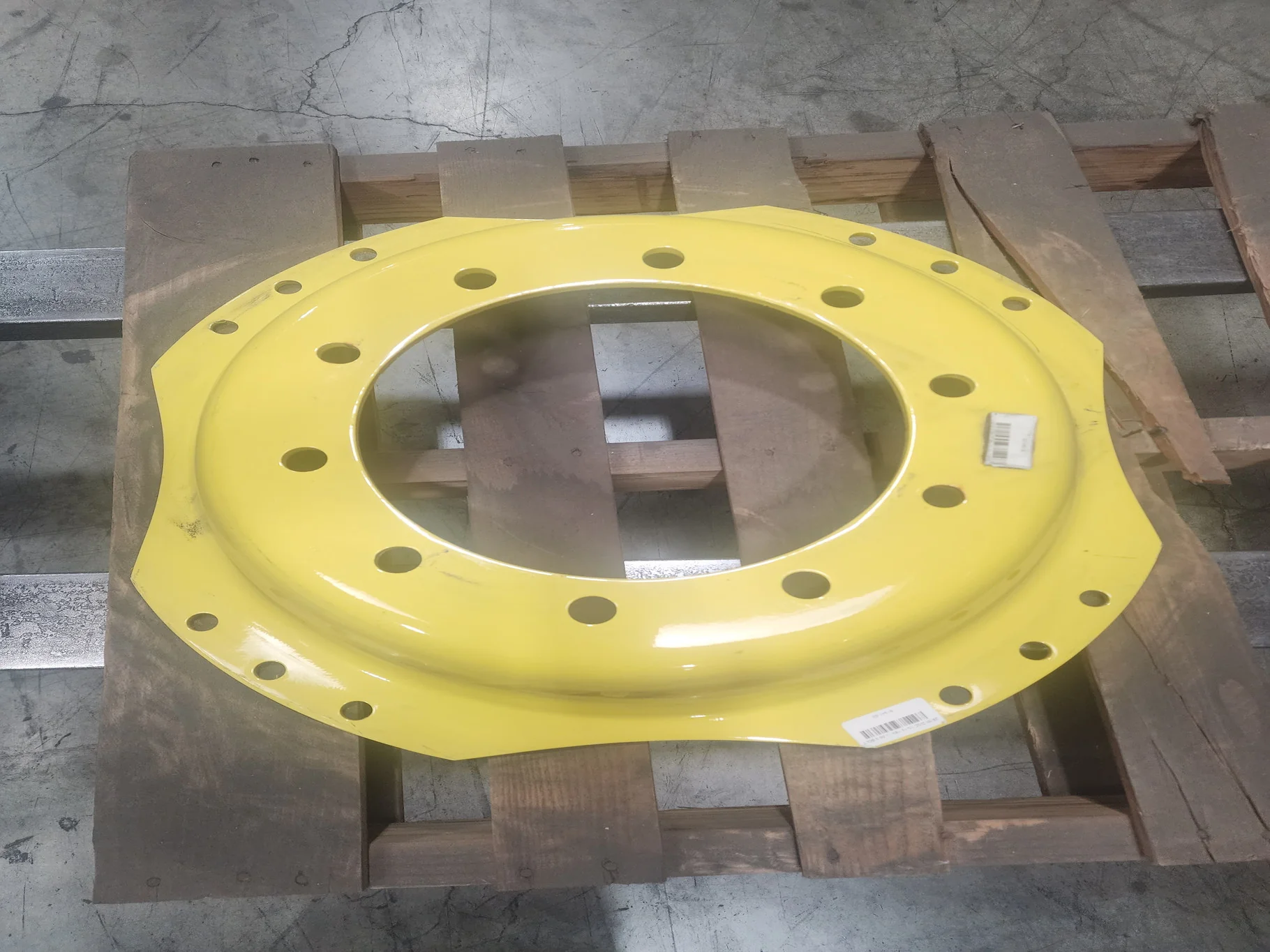 28/30 DISC 10-13.189-11.09 3 BOLT WAFFLE YELLOW TAKE-OFF