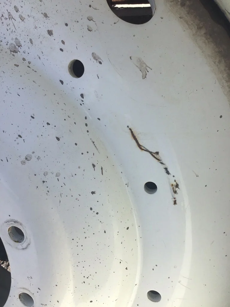 Used 710/70R42 173D Goodyear Optitrac TL R-1W 90-95% On 23 x 42 10-13.19-11.07 Titan Wheel NH White image 4