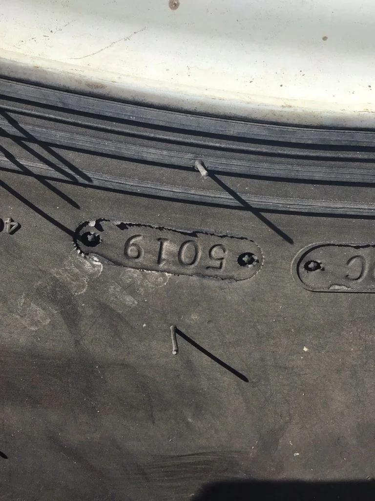 Used 710/70R42 173D Goodyear Optitrac TL R-1W 90-95% On 23 x 42 10-13.19-11.07 Titan Wheel NH White image 6