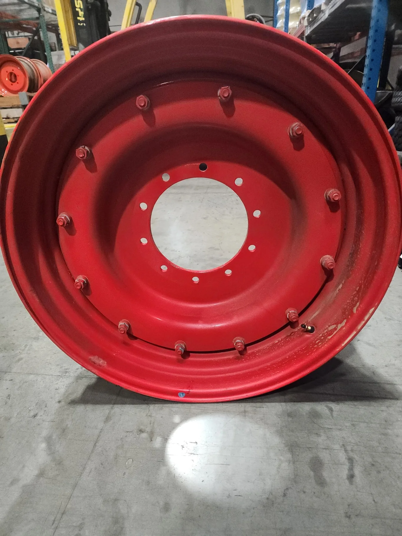 Take-Off 13 x 34 12-27.25-24.75 R & R Fendt Red Wheel w/ Disc