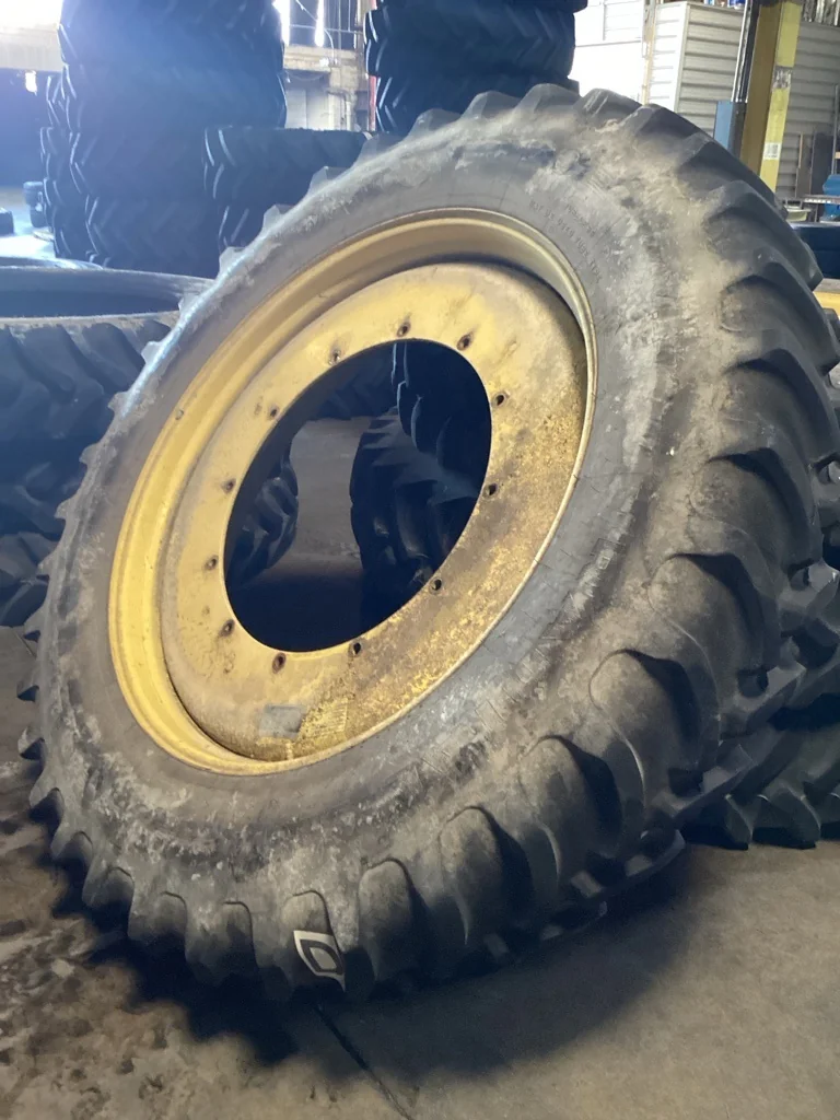 Used 380/105R50 168A8 Firestone 9100 TL R-1 70-75% On 12 x 50 12-32.047-30.078 Titan R&R Wheel image 2
