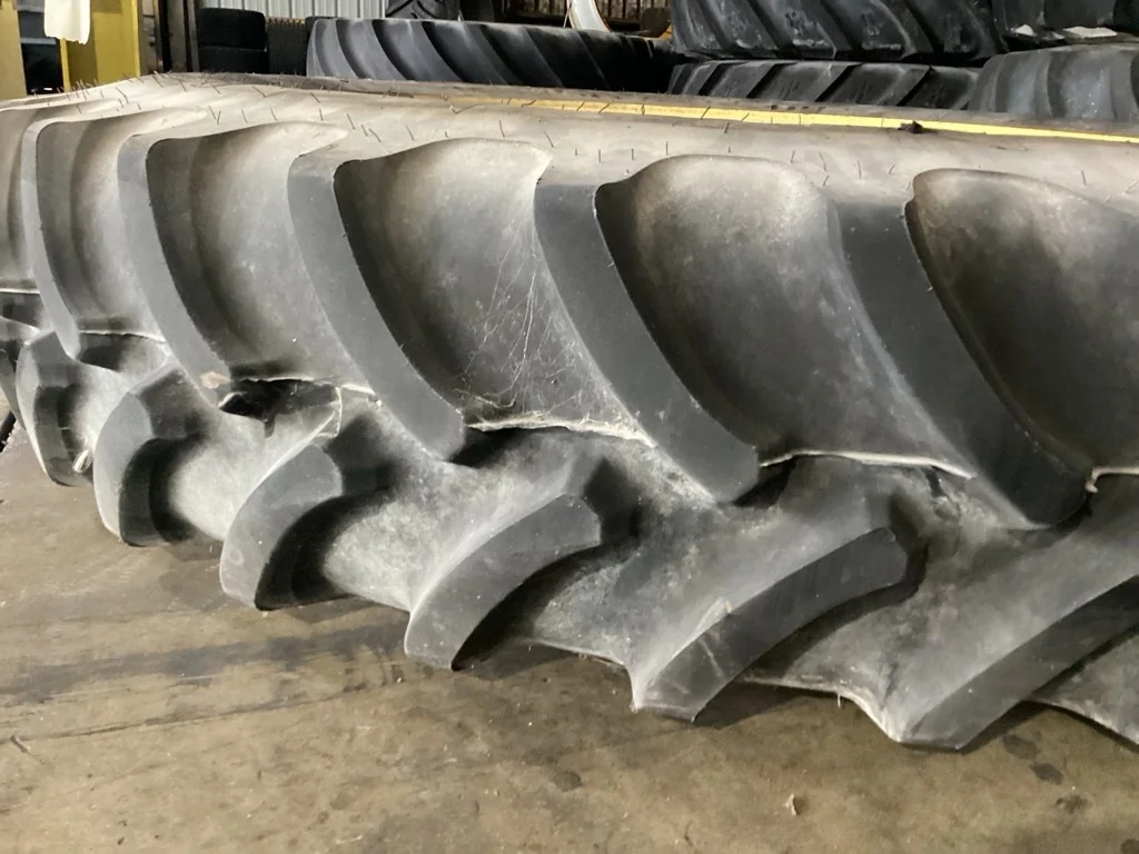 Used 380/105R50 168A8 Firestone R9100 TL R-1 80-85% On 13 x 50 12-32.047-30.078 Moveero R&R Wheel image 5