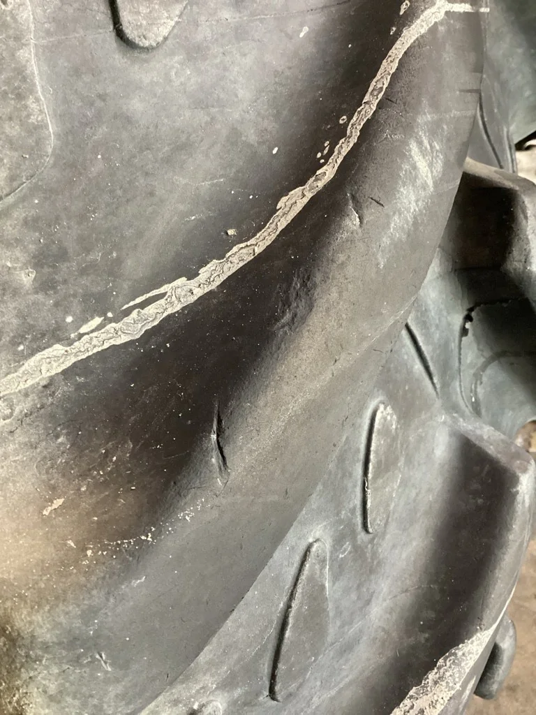 Used 520/85R38 155A8 Kleber Traker TL R-1W 80-85% On 18 x 38 10-13.19-11.07 Titan Sprayer Wheel image 2