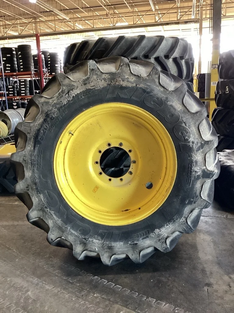 Used 520/85R38 155A8 Kleber Traker TL R-1W 80-85% On 18 x 38 10-13.19-11.07 Titan Sprayer Wheel image 3