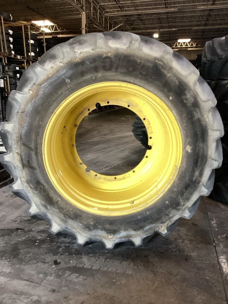 Used 710/65R46 174D Mitas SFT TL R-1W 95-100% On Take-Off 25 x 46 12-32.047-30.078 Titan R&R Wheel