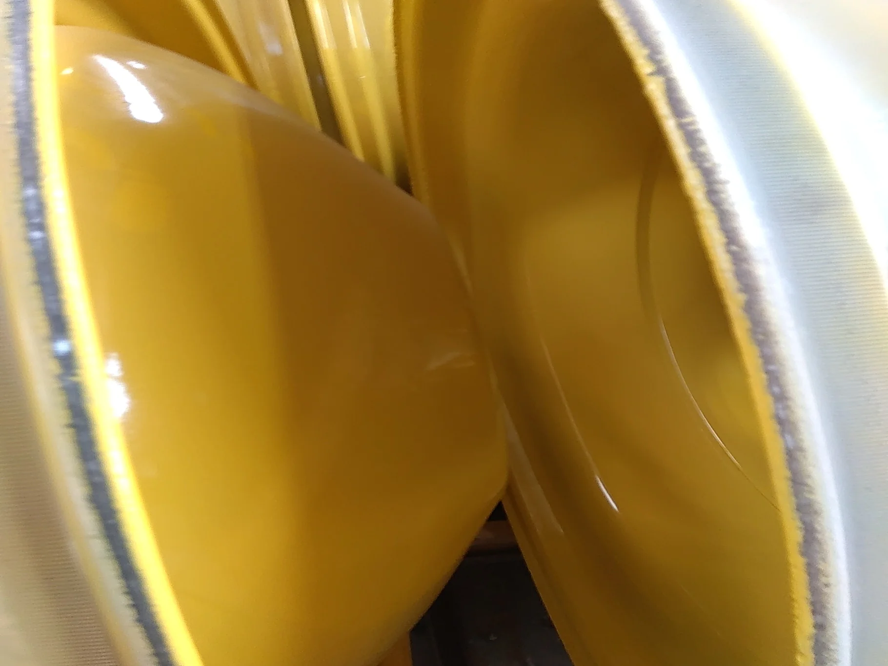 REFURB 18 x 42 10-13.187-11.07-14.4 (INSIDE) DOLLY DUAL YELLOW WHEEL image 5