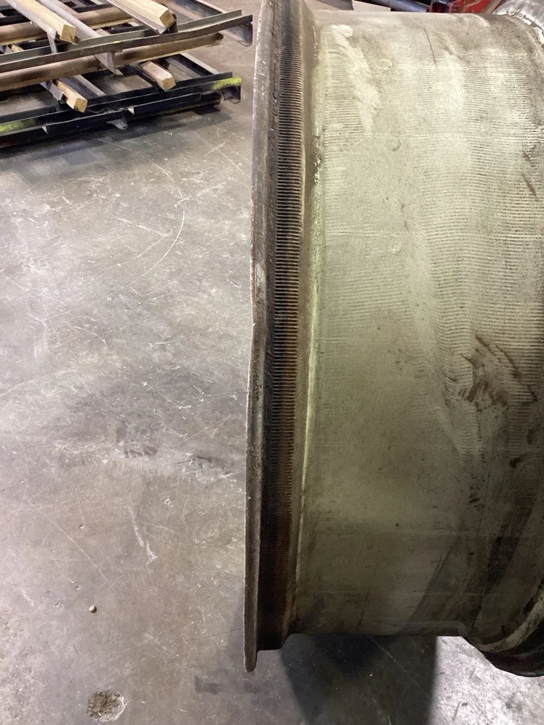 Used 14 x 38 9-9.50-7.92 Dual Yellow Wheel image 3