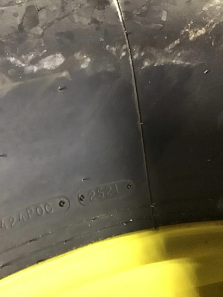 Take-Off 580/85R42 168D Goodyear Optitrac TL R-1W 95-100% on 18 x 42 20-13.189-11.07-15.56 Dolly image 3