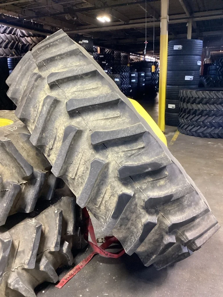 Used 580/85R42 166B Firestone Deep tread 23 TL R-1W 90-95% On 18x42 (20-13.189-11.07-15.56 IN) DD image 3
