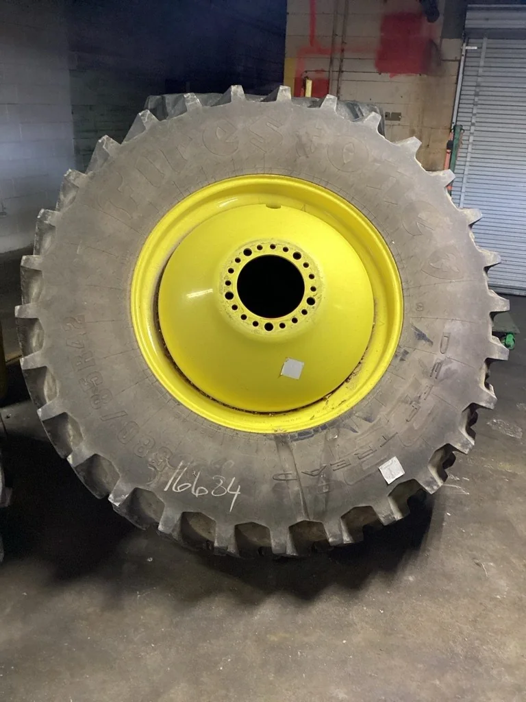 Used 580/85R42 166B Firestone Deep Tread 23 TL R-1W 90-95% On 18x42 (20-13.189-10.50-16.18IN) DD