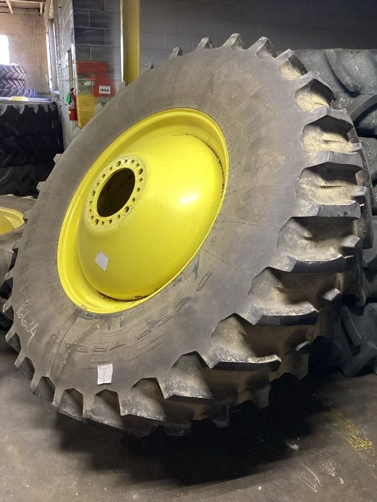 Used 580/85R42 166B Firestone Deep Tread 23 TL R-1W 90-95% On 18x42 (20-13.189-10.50-16.18IN) DD image 2