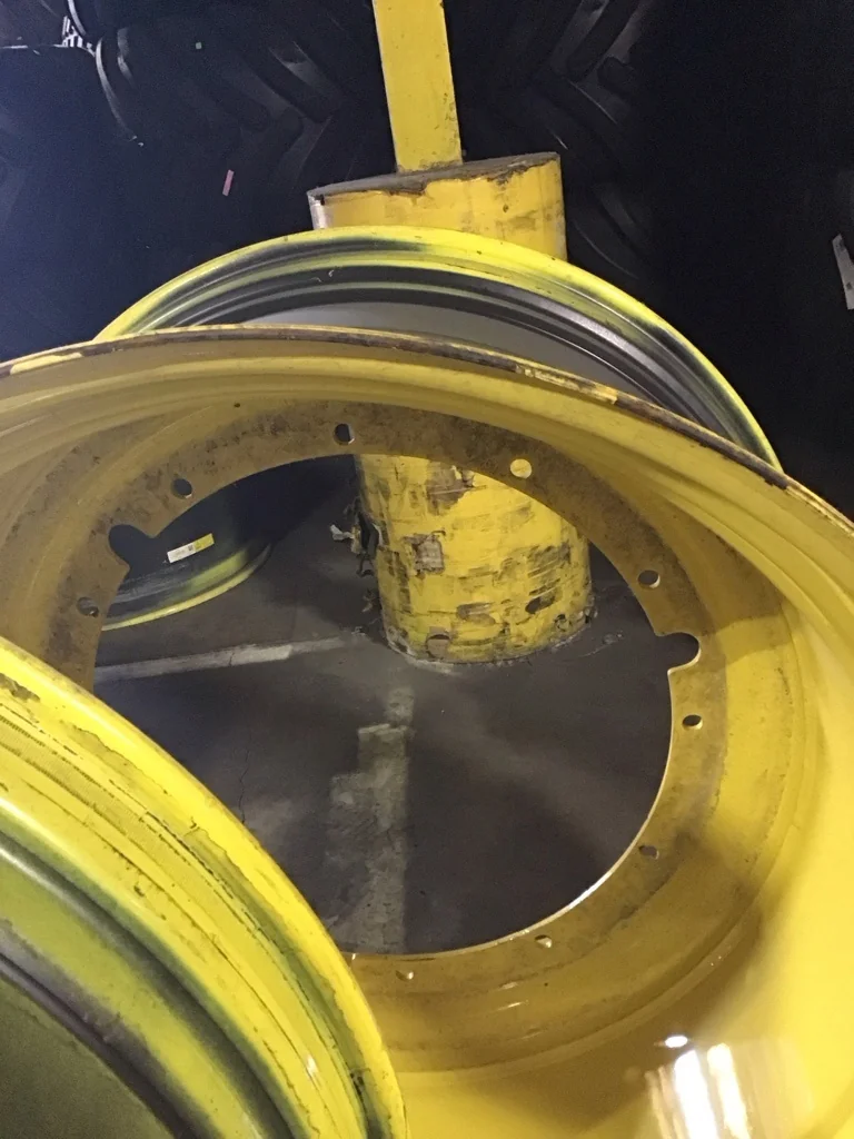Take-Off 28 x 46 12-32.047-30.078 Rim & Rail Yellow Wheel image 3