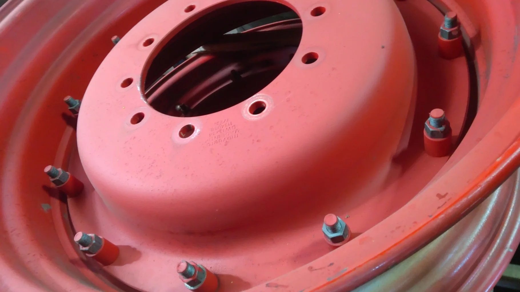 Take-Off 13 x 34 10-13.19-11.07 R & R Fendt Red Wheel w/ Disc image 5
