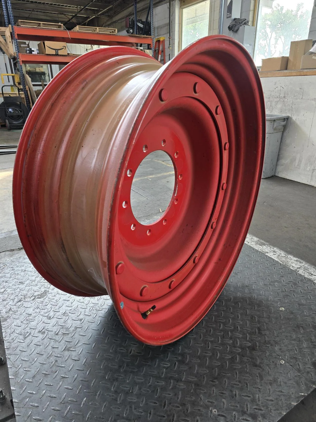 Take-Off 13 x 34 10-13.19-11.07 R & R Fendt Red Wheel w/ Disc image 7