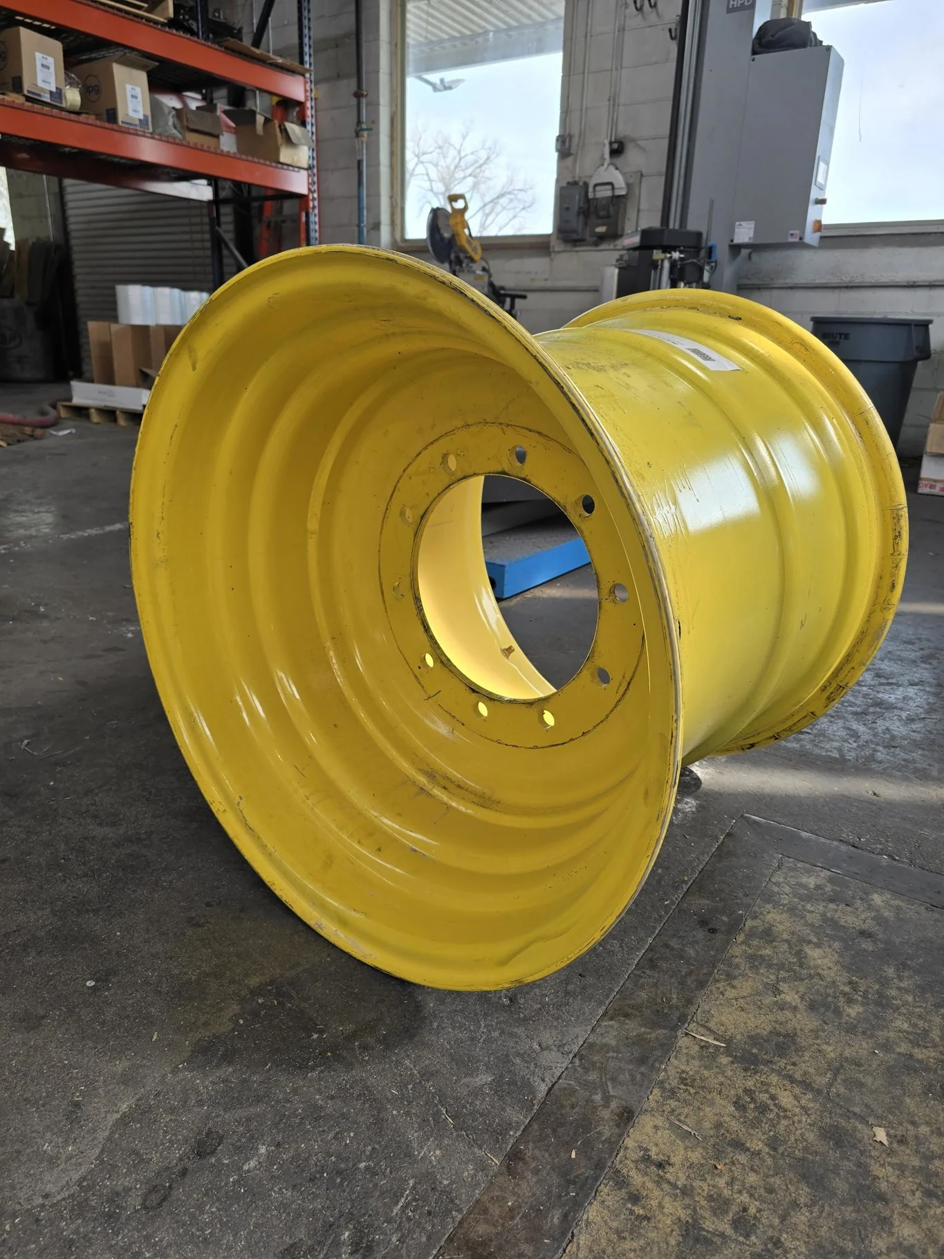 Take-Off 25 x 26 (10-13.19-11.07) Titan Grain Cart Wheel JD Ag Yellow