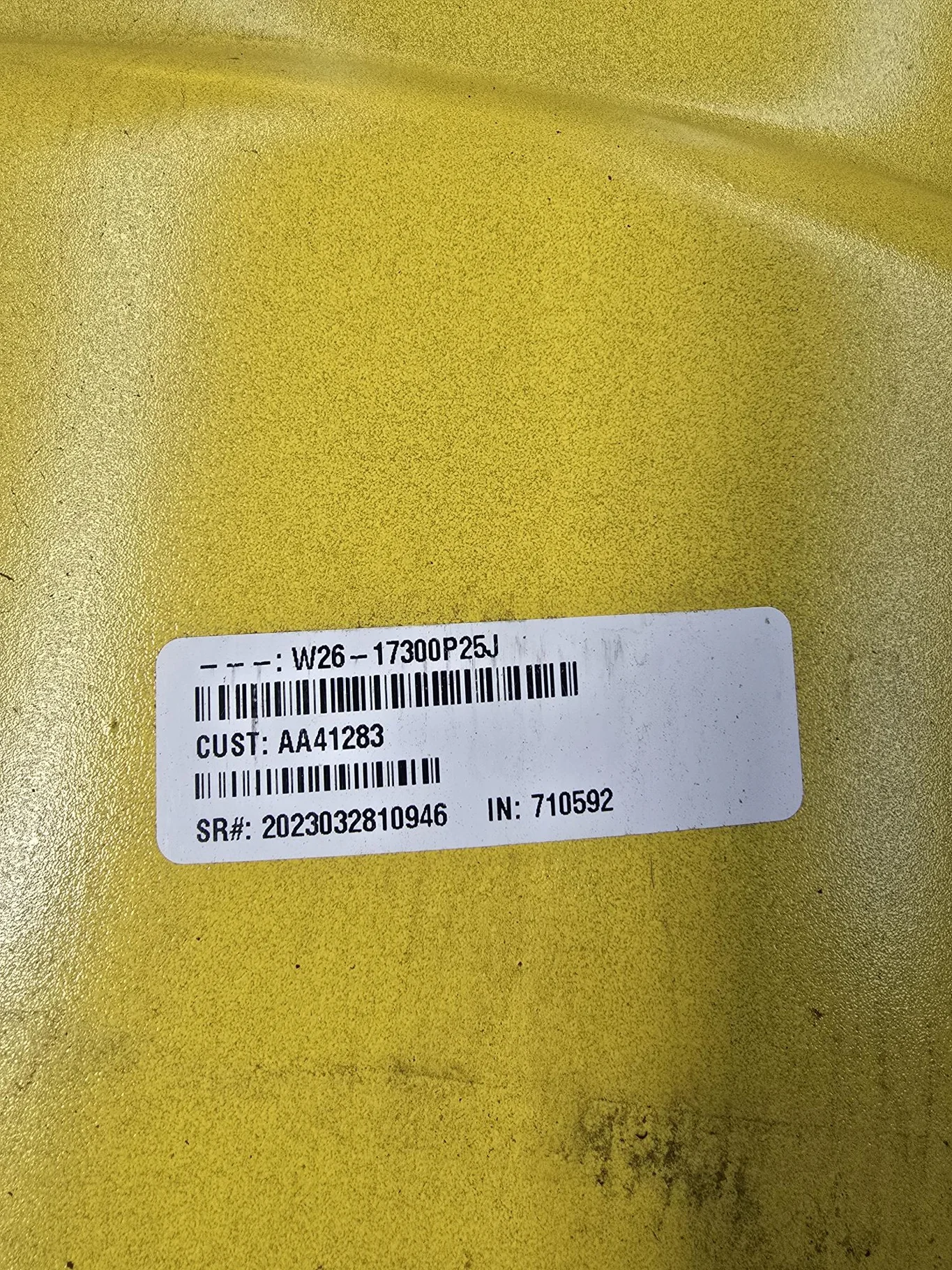 Take-Off 25 x 26 (10-13.19-11.07) Titan Grain Cart Wheel JD Ag Yellow image 2