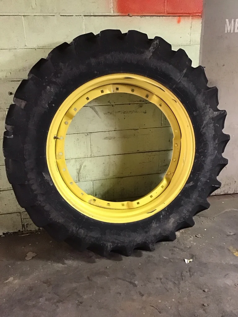 Used IF380/80R38 149B Firestone Radial All Traction DT TL R-1W 65-70% on 12 x 38 24-33.25 Waffle