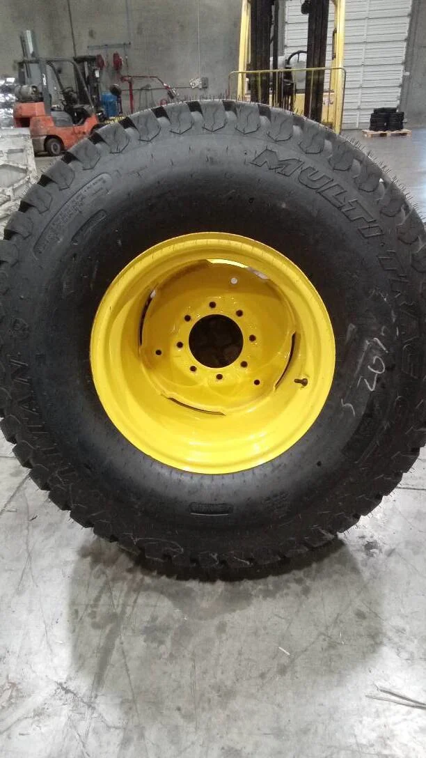 Take-Off 44x18.00-20 123B Titan Multi Trac TL R-3 95-100% On 14 x 20 8-8-6 Implement Yellow Wheel