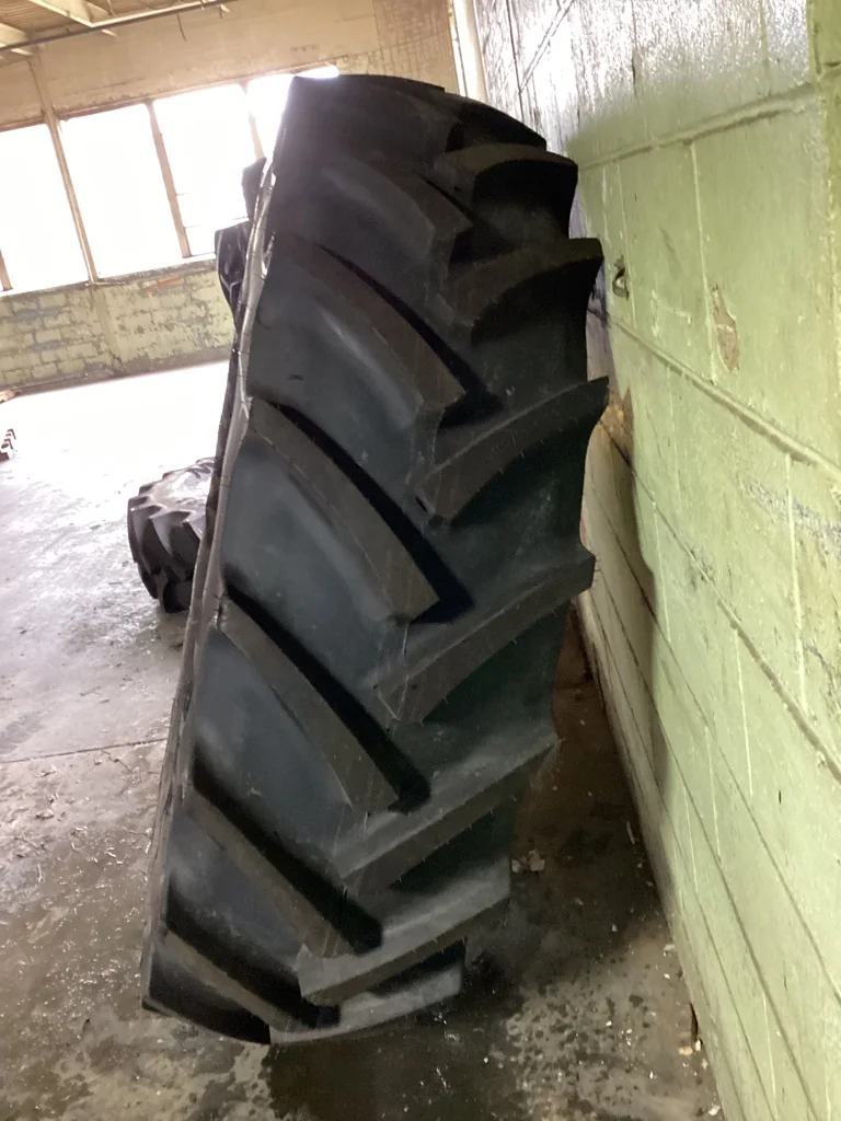 Take-Off 460/85R38 149B Mitas AC85 TL R-1W 95-100% on 15 x 38 8-8-6 4/2 Rail Yellow Wheel w/ Disc image 2