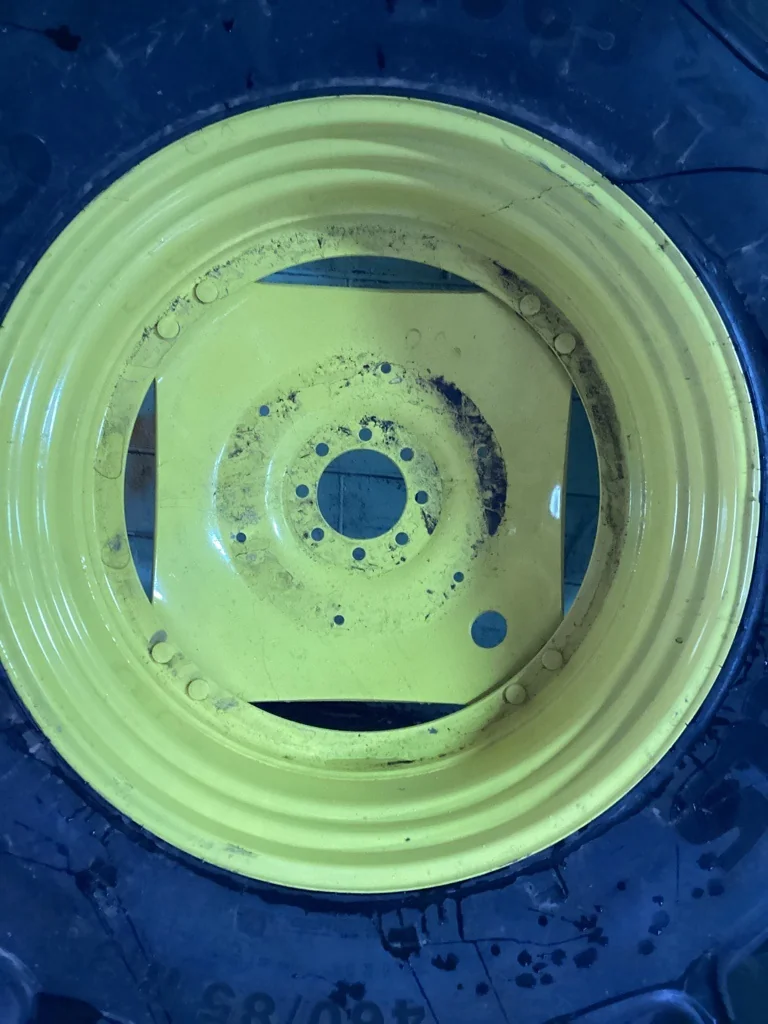 Take-Off 460/85R38 149B Mitas AC85 TL R-1W 95-100% on 15 x 38 8-8-6 4/2 Rail Yellow Wheel w/ Disc image 3