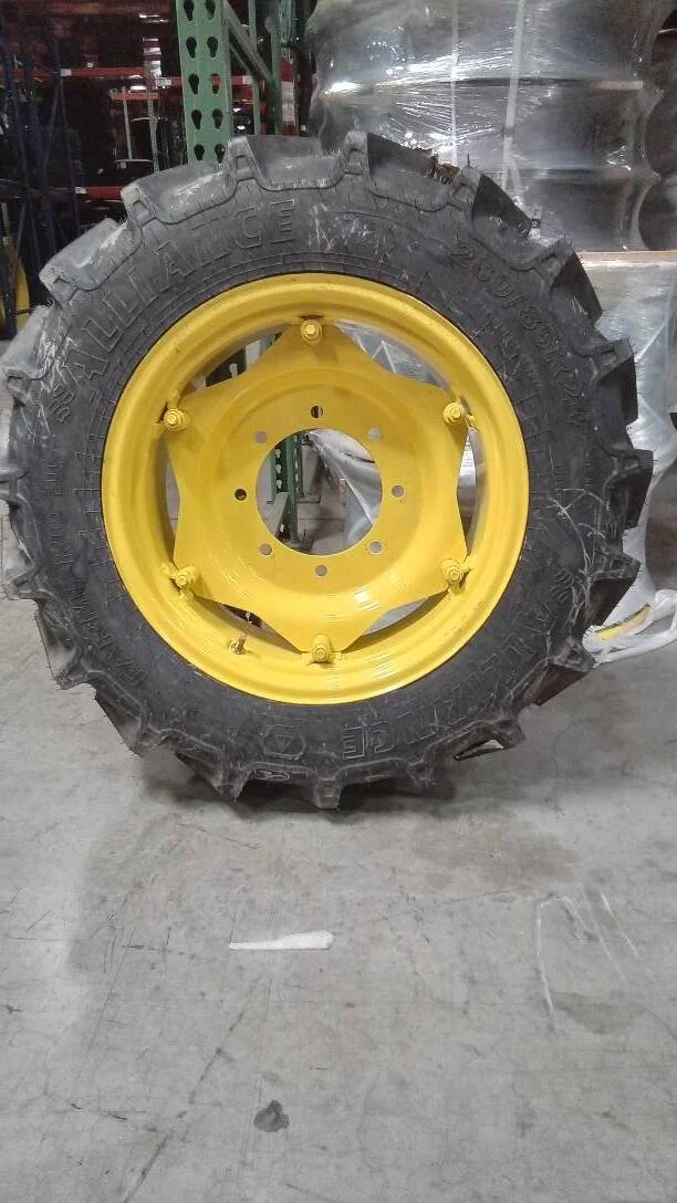 Take-Off 280/85R24 115B Alliance Farmpro ll TL R-1W 95-100%  On 10 x 24 (8-10.82-8.78) 6 Clamp Wheel