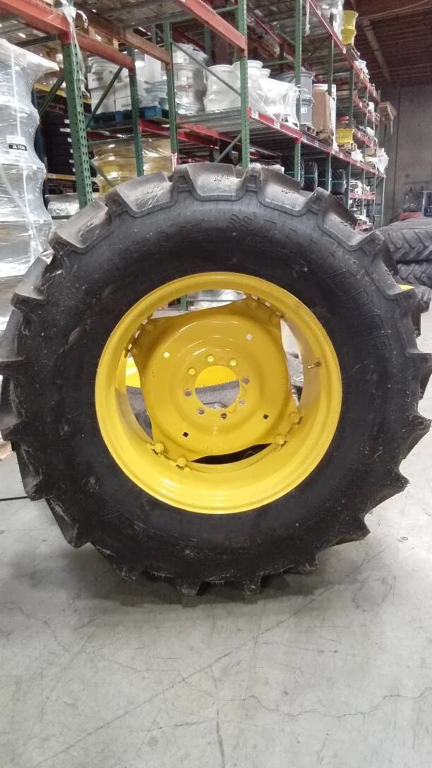 New-Take Off 420/85R28 139B Alliance Farmpro ll TL R-1W 95-100% On 15 x 28 (8-8-6) 4/2 Clamp Wheel/