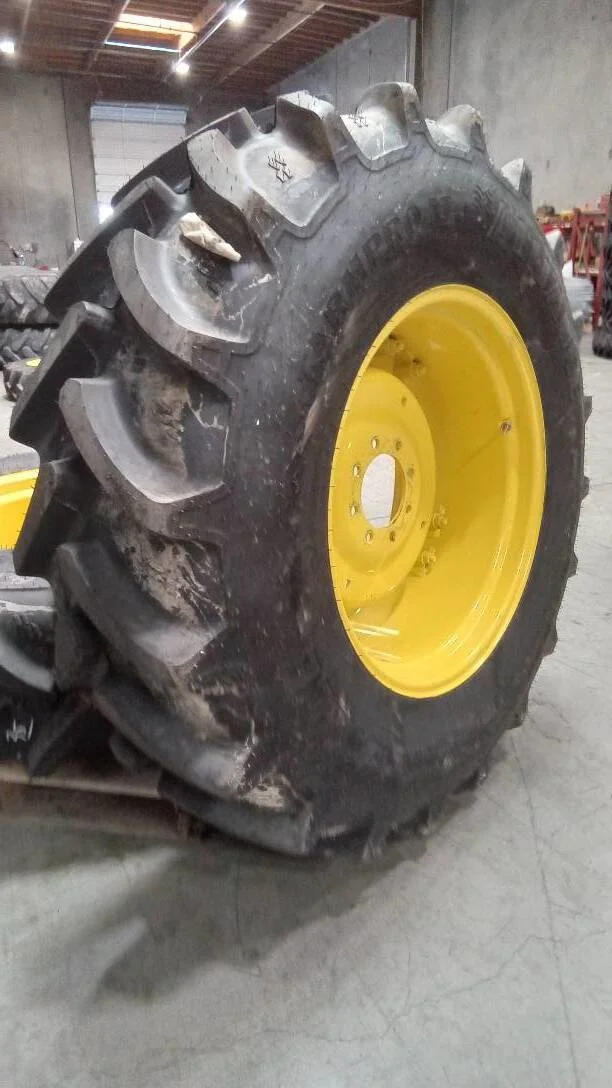 New-Take Off 420/85R28 139B Alliance Farmpro ll TL R-1W 95-100% On 15 x 28 (8-8-6) 4/2 Clamp Wheel/ image 2