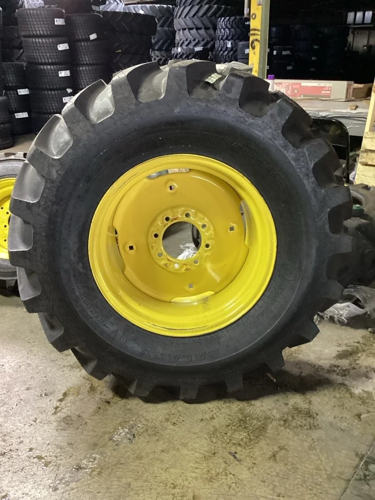 Take-Off 440/80-24 138A8 Galaxy Super Industrial Lug TL R-4 95-100% On 15 x 24 (8-8-6) Solid Wheel image 4