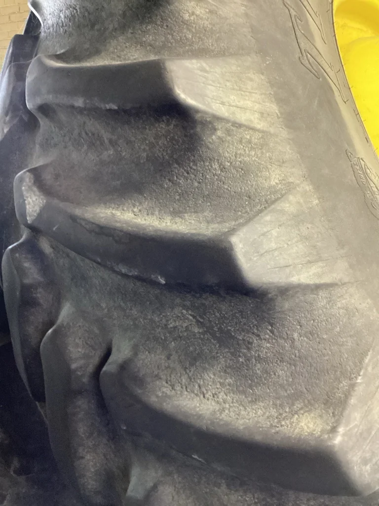 Used 520/85R42 157A8 Titan Hi-Traction Lug R-1 TL 70-75% On 18 x 42 10-13.18-11.09-14.4 Dolly Dual image 3