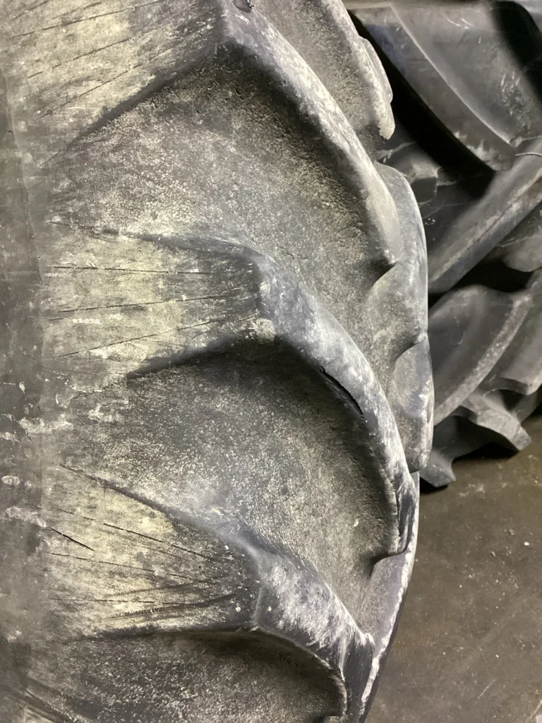 Used 520/85R42 157A8 Titan Hi-Traction Lug R-1 TL 75-80% On 18 x 42 10-13.18-11.09-12.4 Dolly Dual image 4