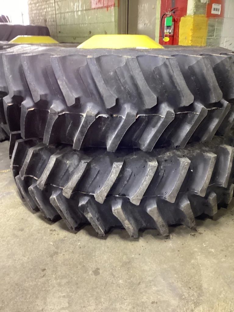 Take-Off 580/85R42 166B Firestone Deep Tread 23 TL R-1W 95-100% on 18 x 42 20-13.19-11.07 Dolly Dual image 2