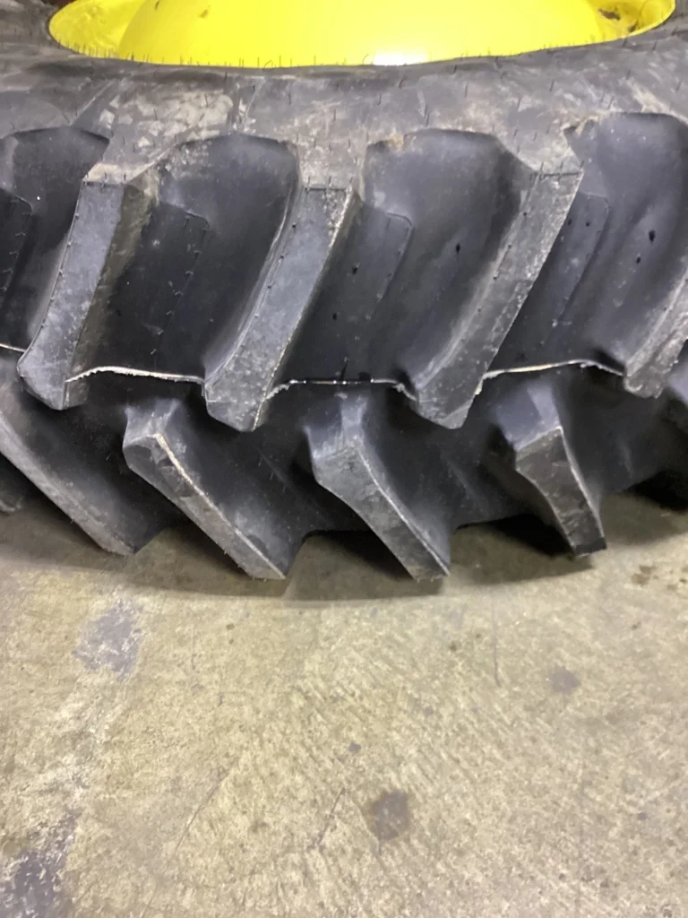 Take-Off 580/85R42 166B Firestone Deep Tread 23 TL R-1W 95-100% on 18 x 42 20-13.19-10.50 Dolly Dual image 2