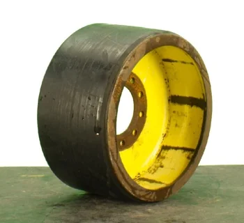 USED 22 X 12 X 20 10-8.75-6.25 JD COMBINE YELLOW IDLER