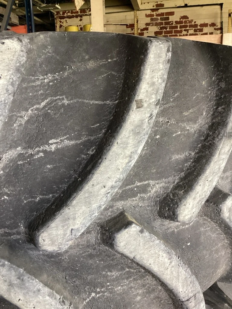 Used 800/70R38 173A8 Goodyear Optitrac DT830 TL R-1W 75-80% On 25 x 38 (10-13.19-11.07) Dual image 3