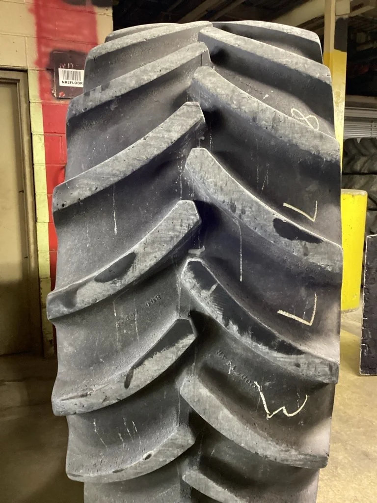 Used 800/70R38 173A8 Goodyear Optitrac DT830 TL R-1W 75-80% On 25 x 38 (12-32.047-30.078) R&R Wheel image 3