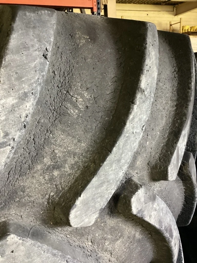 Used 800/70R38 173A8 Goodyear Optitrac DT830 TL R-1W 75-80% On 25 x 38 (12-32.047-30.078) R&R Wheel image 5