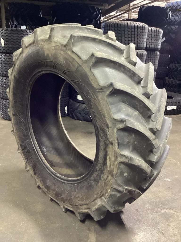Used 600/65R38 153D Mitas AC65 TL R-1W 75-80% (Some Cuts and gouges in tread)