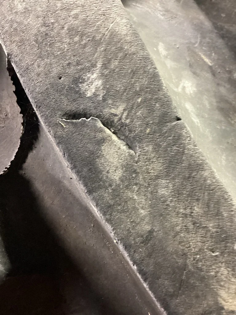Used 600/65R38 153D Mitas AC65 TL R-1W 75-80% (Some Cuts and gouges in tread) image 3
